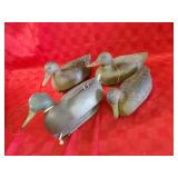 Vintage rubber duck decoy lot(4).
