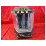 Zippo lighters display. rotates. did not light