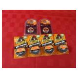 Gorilla tape, 6' tape measures.