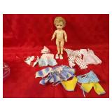 Miss Kellogg doll w/clothes & accessories.