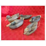 Vintage rubber duck decoy lot(5).