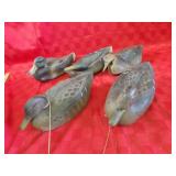Vintage rubber duck decoy lot(5).