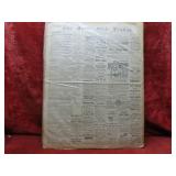 1877 Iowa State Leader Newspaper
