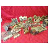 Die cut house village buildings.