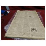 1808 New-York evening post newspaper lot