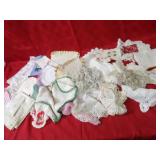 Vintage dollies linen lot.