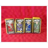 (4)Ezra Brooks firearm decanters w/boxes.