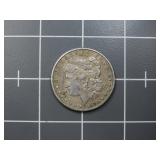 1890S 90% Silver Morgan dollar US coin.