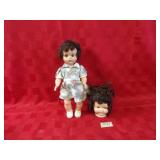 Vintage Eegee doll, doll head