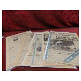 1960's Star & stripes newspapers.