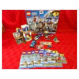 Lego city building toys. w/booklets.