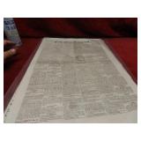 1879 Columbus Democrat Ohio newspaper lot