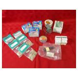 Heat shrink terminals, wire nuts, parts.