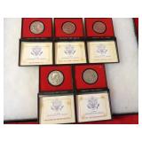 (5)Pewter America's first medals token