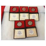 (5)Pewter America's first medals token