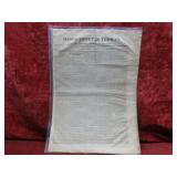 1827 Massachusetts Yeoman newspaper