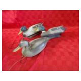 Vintage plastic duck decoy lot(3).