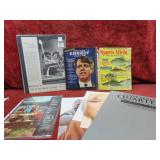Vintage paper ephemera magazines, advertising.