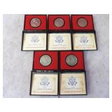 (5)pewter America's first medals token