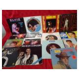 (15)Assorted Elvis Presley music record albums