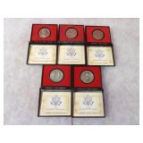 (5)pewter America's first medals token