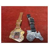 (2)Industrial related pocket watch fobs.