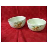 (2)Hall's antique mixing bowls.