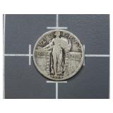 1928 90% silver Standing liberty quarter