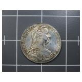 83.33% Silver Maria Theresa Thaler coin 1780