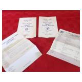 1959 Navy club paper ephemera lot.