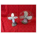 (2)Old desk fans. Zero