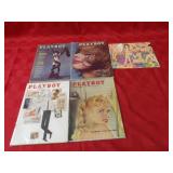 Vintage Playboy Adult magazines.