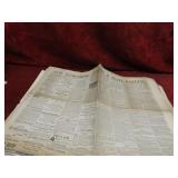 (10)1850's New Hampshire Newspaper.