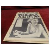 1930's Daily Record Boston Newspapers.