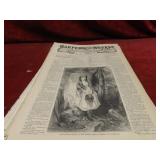 (10)Antique Harper's Weekly Journal newspapers.