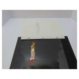 1980's MOTU Teela animation cel & drawing.