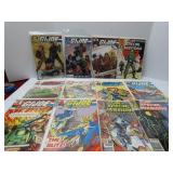 (12)GI Joe Assorted comic books.