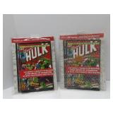 (2)Spanish version #181 Hulk comic book kit.