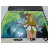 1980's MOTU Teela Production cel.