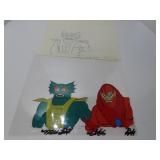 1980's MOTU Mer-man, Beastman Animation cel.