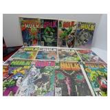 (12)Hulk Assorted comic books.