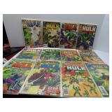 (12)Hulk Assorted comic books.