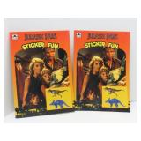 (2)NOS Golden books Jurassic Park sticker fun.
