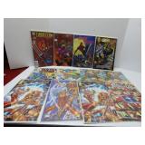 (12)Angela & Glory Assorted comic books.