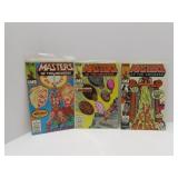 (3)1986 Marvel Star Comics #1,2,3 MOTU He-man