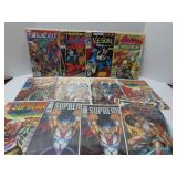 (12)Supreme, Venom, misc. Assorted comic books.