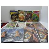 (12)Spawn, Witchblade Assorted comic books.