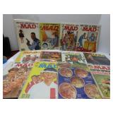 (12)Mad Magazine Assorted comic books.
