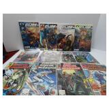(12)GI Joe Assorted comic books.