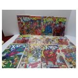 (12)X-men, X-force Assorted comic books.